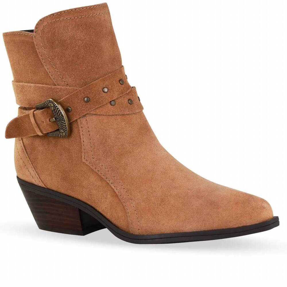 NEW BOTTERO women's couro camurca bovina boot in light brown